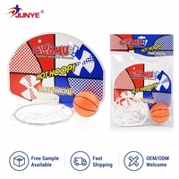 Panier de basket mini réglable en gros avec panneau arrière, logo personnalisé, portable, pliable, pour intérieur, promotionnel, en vrac, cadeau publicitaire, OEM