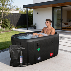 Luxury Outdoor Indoor <b>Inflatable</b> Ice Bath Pool Commercial Sauna and Cold Plunge Tub Combo Units for Sale - Product Image 1