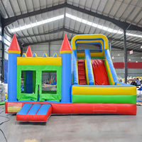 Château Gonflable Géant de Dessin Animé pour Intérieur et Extérieur, Pas Cher, Vente en Gros, Piscine à Balles, Jeux de Carnaval pour Enfants, Installation Facile, Garantie 2 Ans