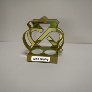 Estante acrílico personalizado para botellas de vino, Mostrador acrílico con luz LED - Product Image 1