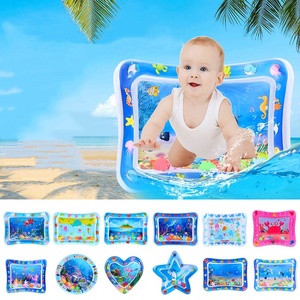 Tapete Inflable para Bebés con Diseño de Vida Marina, Anillo de Natación, Tapete de Gateo, Asiento, Juguetes para Bebés - Product Image 3