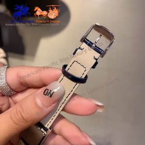 Reloj de Lujo para Mujer, Caja de Acero Inoxidable 316L, Esfera Cuadrada con Correa de Cuero, Regalo Empresarial para Longinesing - Product Image 3