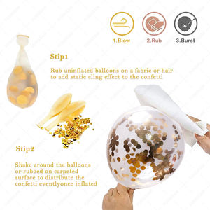 Kit d'arche de ballons en gros pour décoration de mariage en plein air, fête d'<span class=keywords><strong>anniversaire</strong></span>, ballons en latex <span class=keywords><strong>rose</strong></span>, blanc, or chromé de 5, 12, 18 pouces, <span class=keywords><strong>guirlande</strong></span> de ballons - Product Image 4