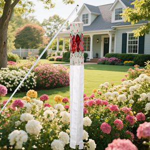 Décoration de jardin personnalisée pour la Saint-Valentin : chaussettes à vent imprimées numériquement pour la cour, le jardin et la véranda - Product Image 3