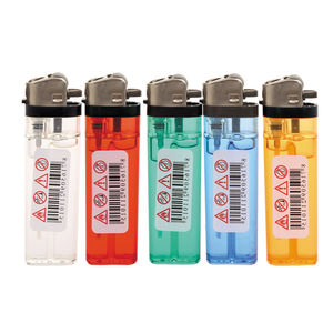 Mini encendedor de pedernal desechable clásico, piedra de cigarrillo de plástico recargable para acampar, iluminación elegante para aventuras al aire libre - Product Image 5