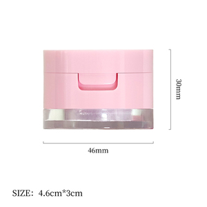 Poudre de fard à joues mate hautement pigmentée 4 couleurs Lisse Imperméable Rose rouge Nude Fard à joues végétalien Marque privée - Product Image 6