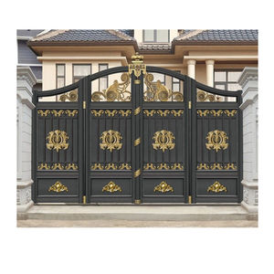 CBMmart – conception de porte principale en fer forgé, modèles de porte d'entrée de jardin en métal, clôture électrique, moteur coulissant en treillis, portes d'accès manuel - Product Image 4
