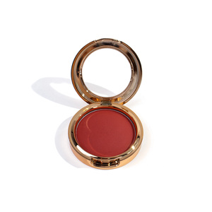 Crème de maquillage pour le visage naturelle et élégante avec logo personnalisé, pâte minérale soyeuse, blush avec miroir pour les joues, emballage de blush mignon - Product Image 1