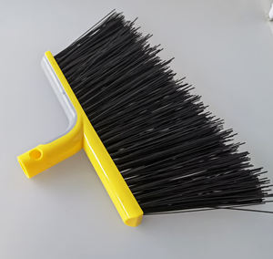ホームガレージキッチン用の頑丈な47インチロングハンドルアングルほうき、プラスチック製の硬いほうき - Product Image 3