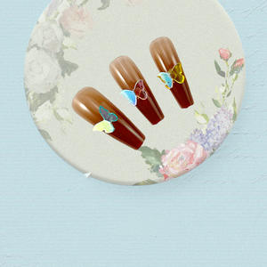 Charmes pour ongles en forme de papillon Aurora 3D, 30 pièces, décorations pour ongles en plastique scintillant, accessoires de <span class=keywords><strong>manucure</strong></span> en acrylique pour <span class=keywords><strong>salon</strong></span> DIY - Product Image 5