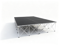 Scène mobile RK en aluminium, scène portable pour événements, scène de concert en plein air, installation facile, plateforme mobile pliable