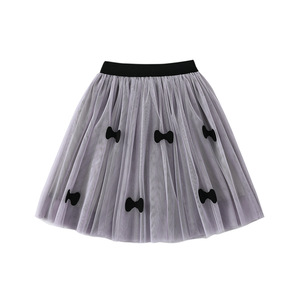 Tutù per Bambine da 3-12 Anni, <span class=keywords><strong>Gonna</strong></span> in <span class=keywords><strong>Tulle</strong></span> Morbido con Fiocco Nero per Danza Classica - Product Image 4