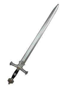 Épée de chevalier décorative médiévale, épée de costume vintage ornée - Product Image 3