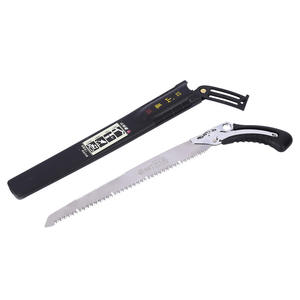 Sierra de podar Linyi de 350 mm con hoja de acero inoxidable plateada y negra para podar árboles frutales de jardín - Product Image 4