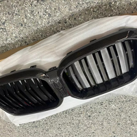 Grille de voiture modifiée pour BMW X3M F97 X4M F98 LCI X3 G01 X4 G02 Grille de pare-chocs avant en fibre de carbone véritable améliorée