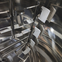 Cuve de mélange en acier inoxydable 50L 100L 500L 1000L 2000L avec homogénéisateur à cisaillement élevé pour savon liquide