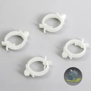 Nhựa Nylon Snap Trong Đẩy Núi Khóa Cáp Dây Quản Lý Cáp Dây Tổ Chức Cáp Kẹp Clip Vòng Dây Yên