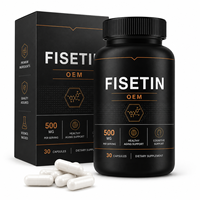 Biohacking Fisetin Capsules Formule Senolytique Activateur de Sirtuine Soutien à l'Âge Sain Marque Privée Personnalisée ODM