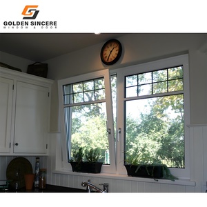 Fenêtre d'inclinaison et de rotation en aluminium de couleur personnalisée GS avec revêtement en poudre - Product Image 1