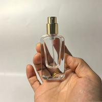Botol Parfum Kaca Mini Portabel 15 ml 15ml Bening Crimp Pressurized Fine Mist Spray Atomizer Botol Kemasan Minyak Parfum