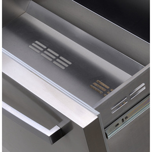 Réfrigérateur commercial encastrable en acier inoxydable certifié UE, porte française, côte à côte, pour foyers et hôtels, Direct Stainless St - Product Image 5