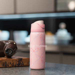 กระติกน้ำเก็บความร้อนสุญญากาศ สแตนเลส 304 สำหรับกีฬา ความจุขนาดใหญ่ พกพาสะดวก - Product Image 4