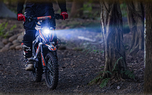 KuKirin X1 รถมอเตอร์ไซค์ไฟฟ้าพับได้พร้อมจอแสดงผล LED สีสันสดใส ยางออฟโรดขนาด 14/12 นิ้ว ระยะทางวิ่ง 40 กม. รับน้ำหนักได้ 120 กก. - Product Image 2