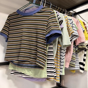 เสื้อสเวตเตอร์ถักแขนสั้นสำหรับผู้หญิงเสื้อสเวตเตอร์ถักแบบไทย - Product Image 3