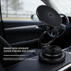 360 °   Penyangga Ponsel Magnetik Putar dengan Vakum Hisap, Lipat, untuk Mobil & Meja, Dudukan Ponsel Universal untuk iPhone Samsung - Product Image 4