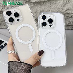 Étui de téléphone de luxe antichoc en TPU+PC avec recharge magnétique sans fil pour 17 16 15 14 13 <span class=keywords><strong>12</strong></span> <span class=keywords><strong>Mini</strong></span> 11 Pro Max - Product Image 5