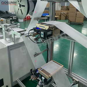 GOSUNM 1 + 2 High Speed Ohr Schleife Gesicht Maske, Der Maschine <span class=keywords><strong>3</strong></span> Ply Gesicht Maske Maschine Voll Automatische - Product Image 6