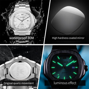 Reloj de Pulsera de Lujo de Alta Calidad OLEVS 3696 con Diseño Personalizado para Hombre, Clásico, Impermeable, con Calendario, de Cuarzo para Negocios - Product Image 5