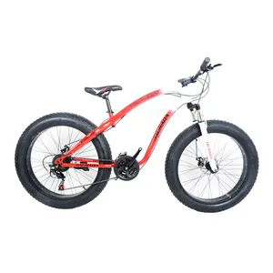 2023 grato barato boa Qualidade 26 Polegada 21 velocidade Fat Tire adulto praia cruiser bicicleta aço bicicleta de neve para homens