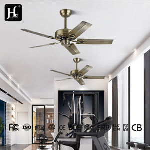 Ventilateur de plafond en bronze de 42 pouces avec lumière et télécommande, ventilateur à 5 pales avec lumière, luminaire suspendu pour chambre à coucher, ventilateur avec lumière - Product Image 3