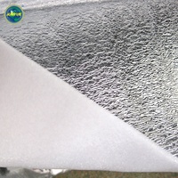 Rouleau d'isolation en mousse EPE avec feuille d'aluminium, matériau d'isolation thermique pour boîte, doublure isolante, adhésif arrière EPE
