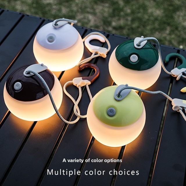 Dimming Multi-functional Retro Camping LED Tent Lantern USB Charging Outdoor Hurricane Lamp Portable Light