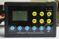 Anunciador de parada de autobús de voz automático GPS programable con pantalla LED