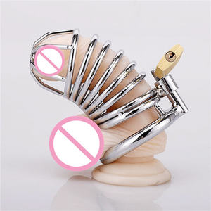 大人男性用プラスチック性貞操デバイスコックケージペニスリングセックスおもちゃ - Product Image 5