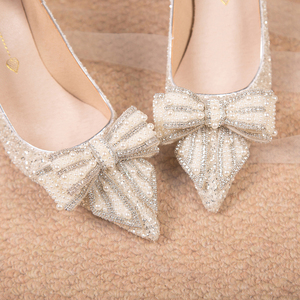 Venta Directa de Fábrica, Zapatos de Tacón Alto Blancos Elegantes y Sofisticados para Novia - Product Image 6