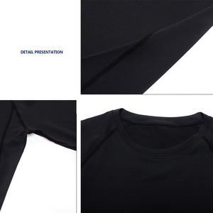 Vêtements de sport personnalisés, <span class=keywords><strong>t</strong></span>-<span class=keywords><strong>shirt</strong></span> à manches longues pour <span class=keywords><strong>homme</strong></span>, col rond, extensible dans les quatre sens, course à pied, ropa deportiva para hombres, chemise athlétique - Product Image 2