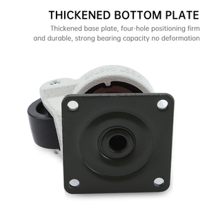 Rodas retráteis resistentes do rodízio para as rodas resistentes do giro da indústria 60F/80F/100F/60S/80S/100S/120F/120S - Product Image 3