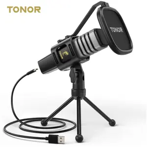 TONOR TC30 팟 캐스트 장비 키트 마이크 마이크로 마이크 스탠드