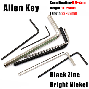 Chiave esagonale a L in acciaio legato nero da 1/20, 1/16, 5/64, 3/32, 1/8, 5/32, 3/16, 7/32, 1/4 di pollice - Product Image 3