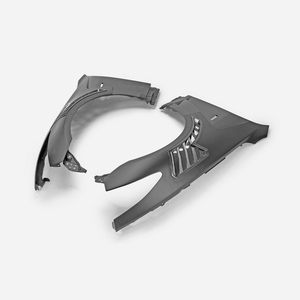 Guardabarros Delantero de Fibra de Carbono con Ventilación Delantera Tipo ATTK de Lujo para Infiniti G37 Coupé EPR (con Ventilación Superior) - Fácil Instalación para 2012-2021 - Product Image 1
