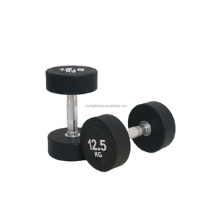 Set di manubri da ufficio in gomma per <span class=keywords><strong>Bodybuilding</strong></span> per casa <span class=keywords><strong>Fitness</strong></span> pesi KG/LBS per braccia - Product Image 1