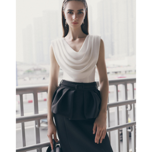 Faldas de tamaño personalizado Vestido de diseño elegante Ropa elegante ligera Falda de mujer Proveedor de falda elegante de sastrería de calidad superior - Product Image 2