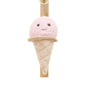 Happy Plush Kawaii Helado Llavero de peluche Helado Juguete de peluche Colgante de llave de teléfono móvil - Product Image 5