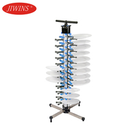 Jiwins Hôtel Banquet En Acier Inoxydable Chariot De Service Chariot De Nourriture Mobile Plaque Rack Chariot Pour 84 Pcs Plat Assiette