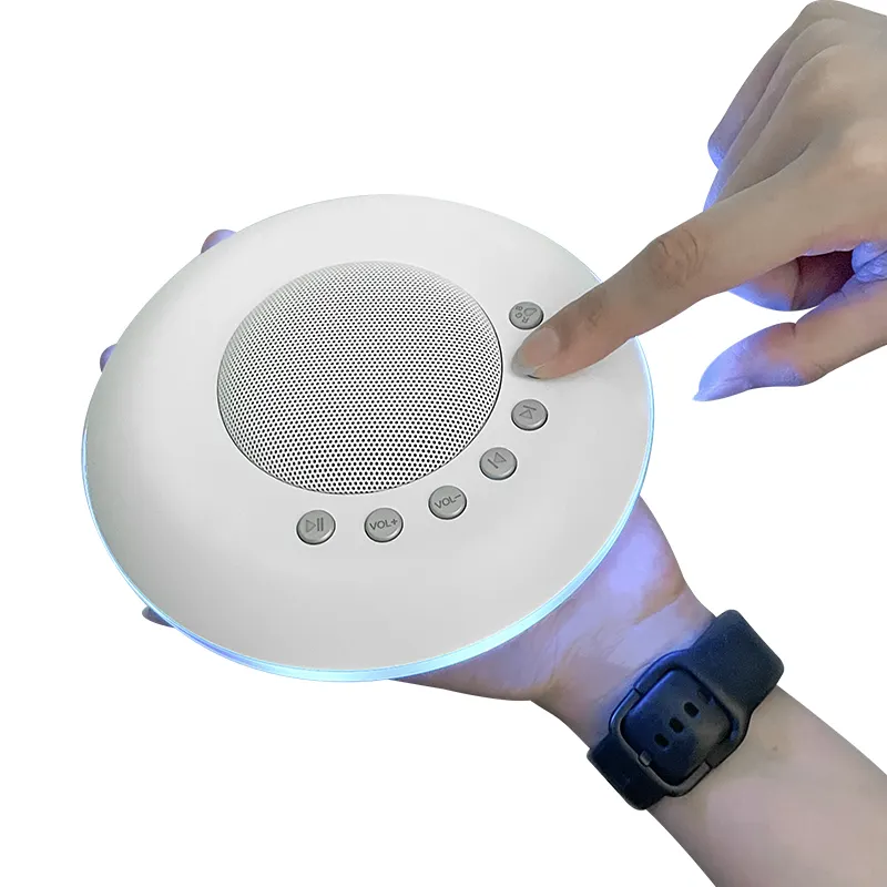 Sleeping Aid Device With RGB Light Rechargeable Sleep Therapy Soothing Sound Machine Timing Natural Voice White Noise Machine