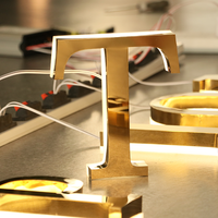 Enseigne Lumineuse LED en Acrylique pour Nom de Magasin, Lettres Rétroéclairées Personnalisées pour Vitrine Extérieure